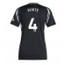 Arsenal Ben White #4 Borte Drakt Dame 2024-25 Kortermet